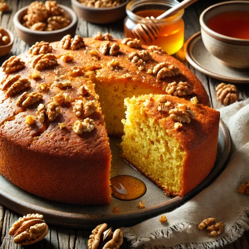 KW08: Pastinaken-Apfel-Kuchen mit Walnüssen und Honig