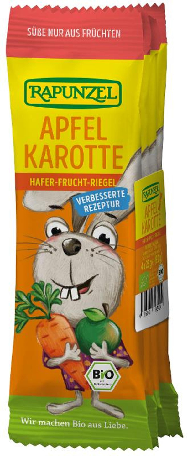 Produktfoto zu Kinder Hafer-Frucht- Gemüseriegel Apfel-Karotte