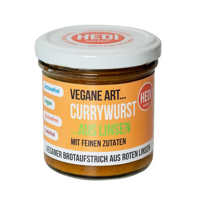 Produktfoto zu Vegane Art Currywurst mit feinen Zutaten