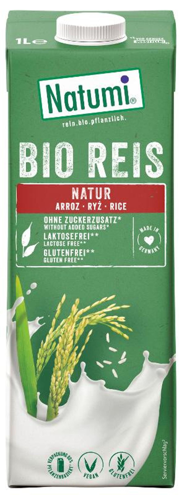 Produktfoto zu Reisdrink natur ohne zugesetzten Zucker