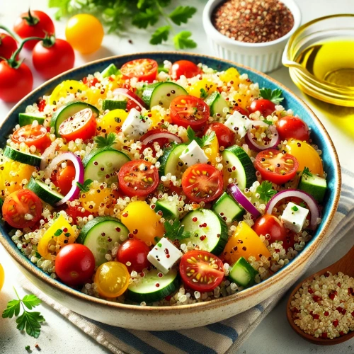 KW32: Sommerlicher Quinoa-Salat