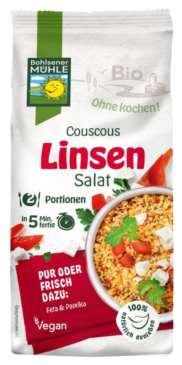 Produktfoto zu Couscous-Salat mit roten Linsen