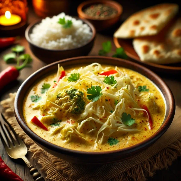 KI generiert: Das Bild zeigt einen Teller mit Spiralnudeln, Brokkoli und violetten Artischockenherzen, garniert mit einer cremigen Soße. Der Hauptinhalt ist eine ansprechend angerichtete Pasta-Gericht.