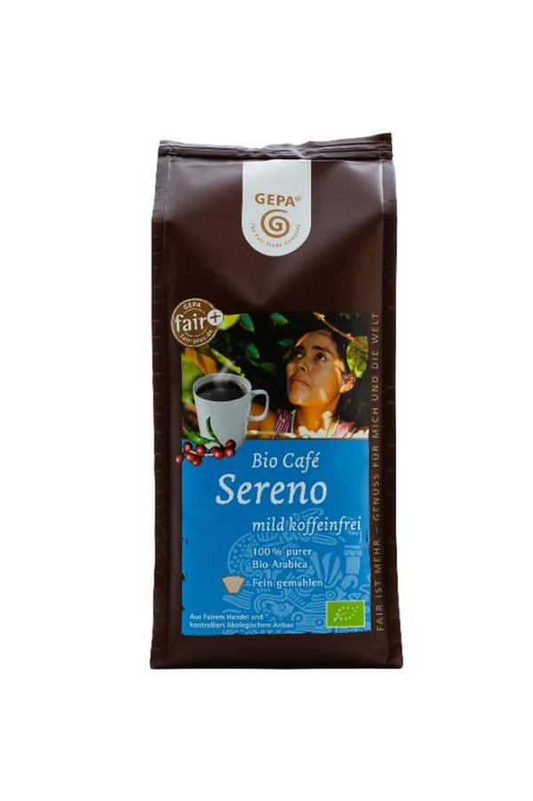 Produktfoto zu Kaffee Sereno (gemahlen, entkoffeiniert)