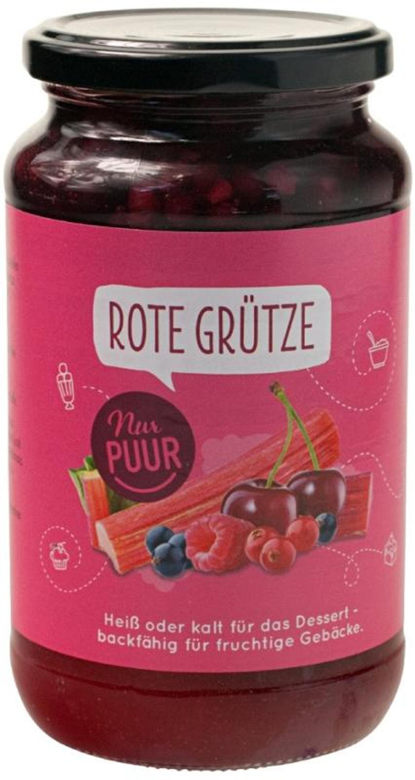 Produktfoto zu Rote Grütze im Glas