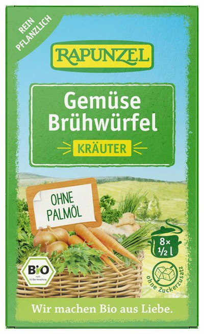 Produktfoto zu Kräuter-Brühwürfel Gemüse