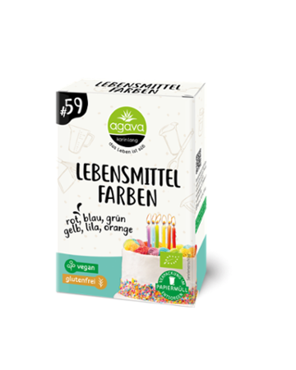 Produktfoto zu Lebensmittelfarben für kreatives Backen