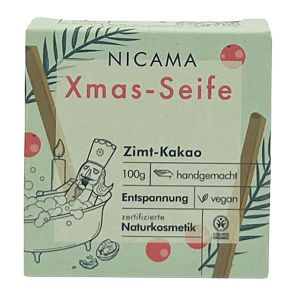 Produktfoto zu Nicama Weihnachtsseife mit Zimt & Kakao