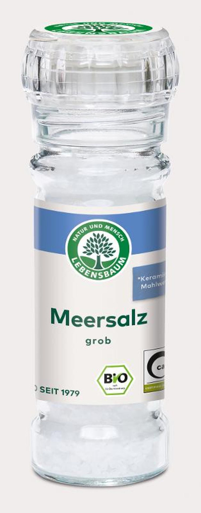 Produktfoto zu Grobes Atlantik-Meersalz im Glasstreuer