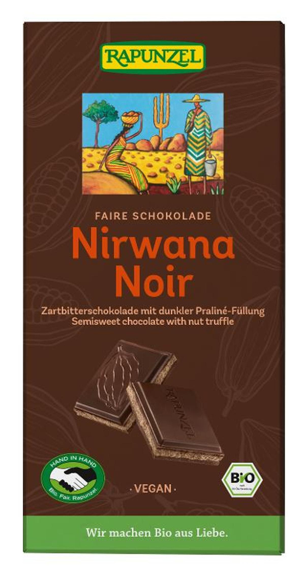 Produktfoto zu Nirwana Noir Bitterschokolade