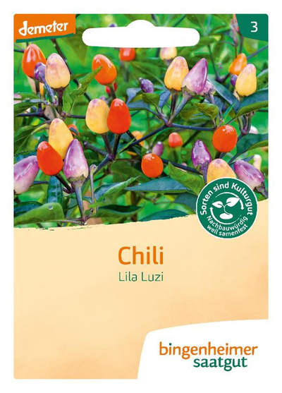 Produktfoto zu Chili Lila Luzi – Saatgut