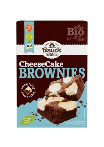 Produktfoto zu Schoko-Brownies mit Käsekuchen-Touch glutenfrei