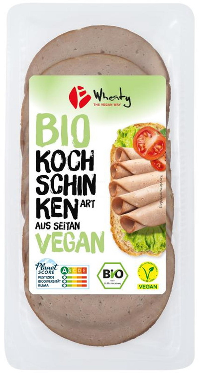 Produktfoto zu Wheaty Veganer Aufschnitt nach Kochschinken Art