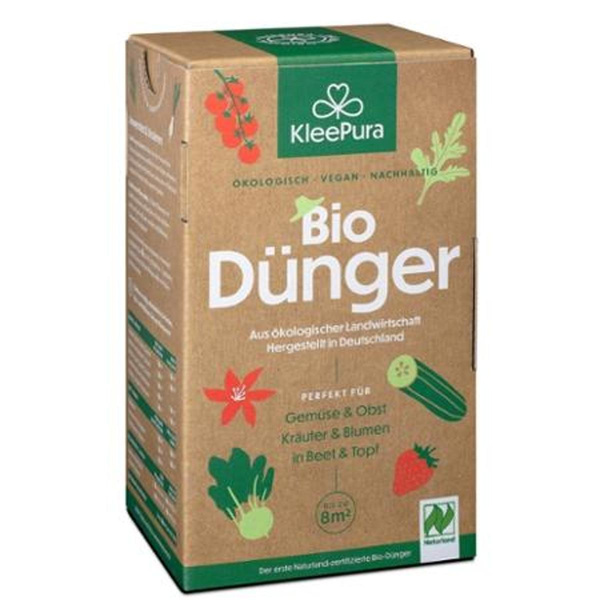 Produktfoto zu KleePura Bio-Dünger vegan 0,75kg