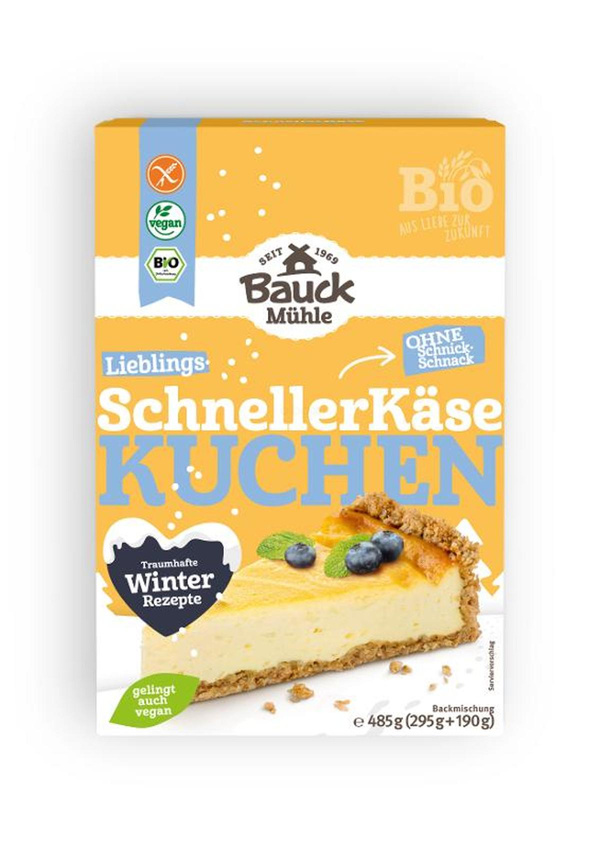 Produktfoto zu Käsekuchen fix & einfach – Backmischung