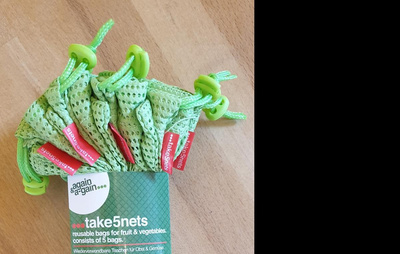 Produktfoto zu Obst & Gemüse Einkaufsnetz ( take 5 nets) - Auslistung