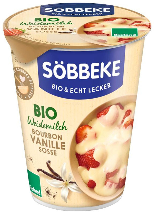 Produktfoto zu Bourbon Vanille Soße mit Sahne