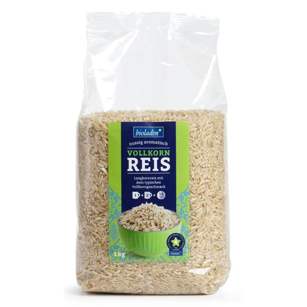 Produktfoto zu Langkornreis Vollkorn 1kg