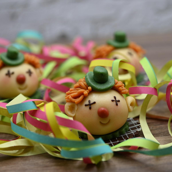 Produktfoto zu Marzipan Karnevals Clown