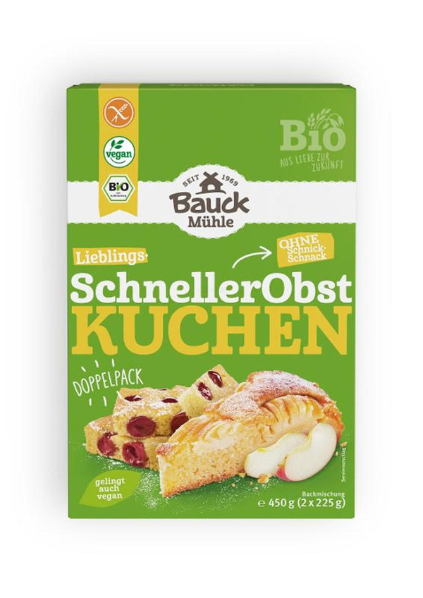 Produktfoto zu Backmischung Obstkuchen gf