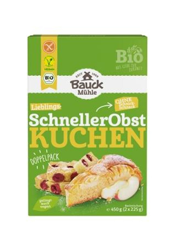Produktfoto zu Backmischung Obstkuchen gf