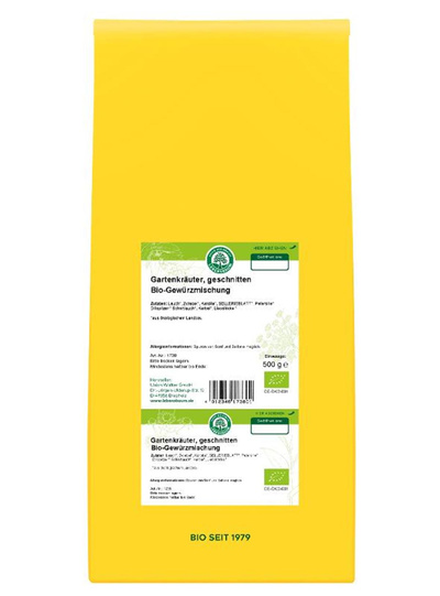 Produktfoto zu Gartenkräuter geschnitten getrocknet 0,5kg