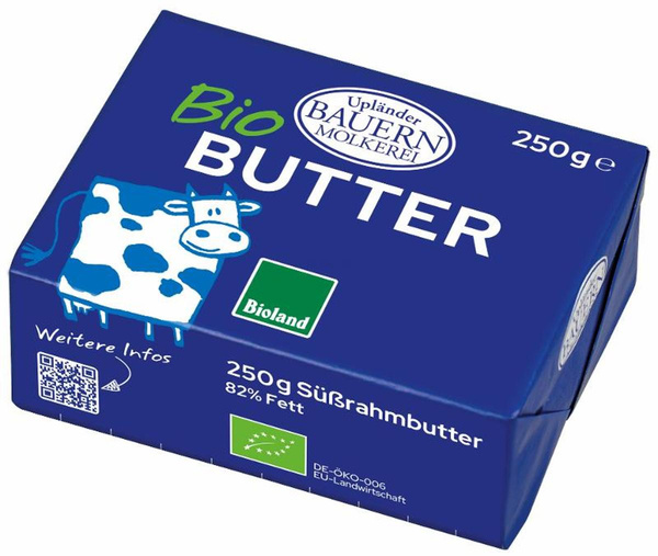 Produktfoto zu Süßrahmbutter 250g