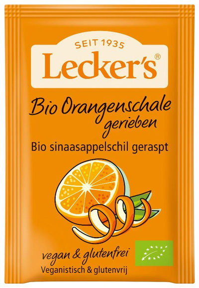Produktfoto zu Bio-Orangenschale, fein geraspelt