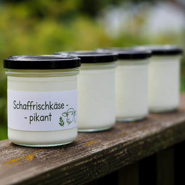 Produktfoto zu Schaffrischkäse Pikant 140 ml | von den Wiedtalhöfen