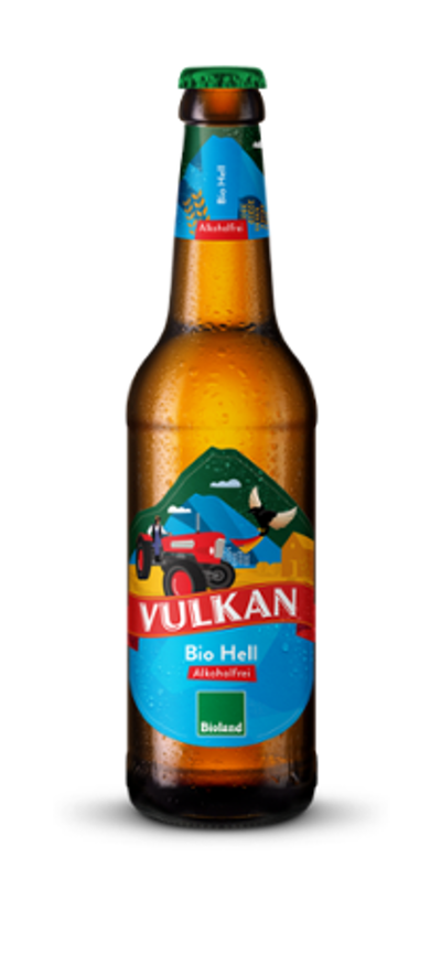 Produktfoto zu Vulkan Bier Hell alkoholfrei