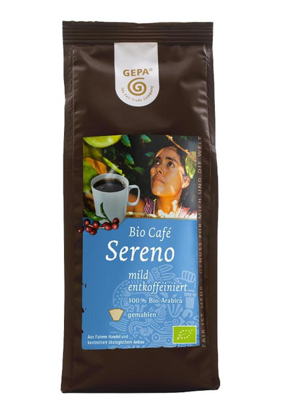 Produktfoto zu Kaffee Sereno (gemahlen, entkoffeiniert)
