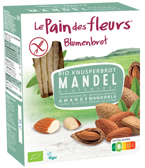 Produktfoto zu Blumenbrot Mandel gf