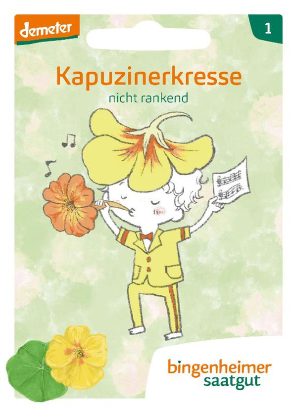 Produktfoto zu Kapuzinerkresse nicht rankend – Saatgut