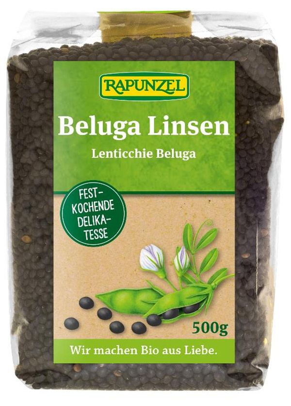 Produktfoto zu Beluga Linsen schwarz
