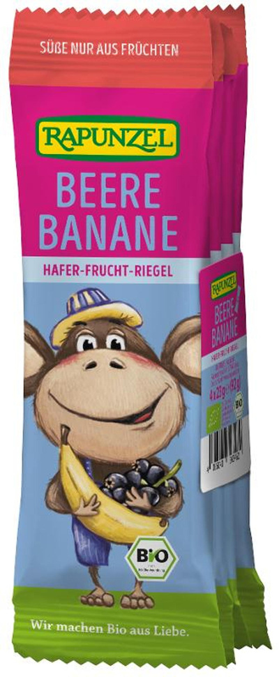 Produktfoto zu Kinder Hafer-Frucht-Riegel Beere Banane
