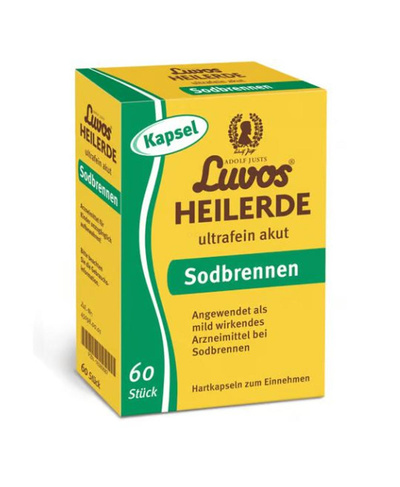 Produktfoto zu Heilerde ultrafein akut 60 Kapseln (Sodbrennen)