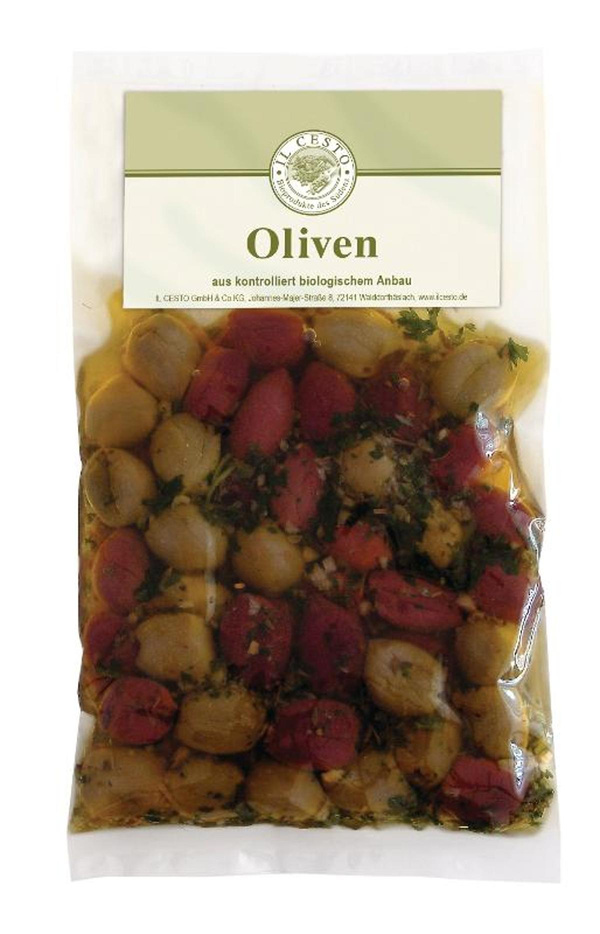 Produktfoto zu Oliven Mix ohne Stein mariniert