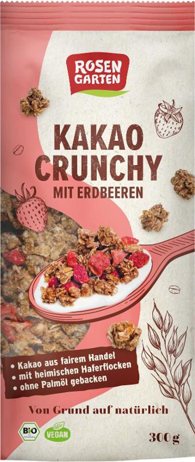 Produktfoto zu Crunchy Kakao Erdbeeren