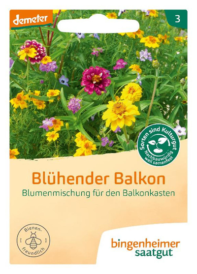 Produktfoto zu Blumenmischung Blühender Balkon – Saatgut