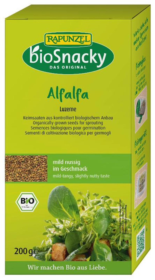 Produktfoto zu Alfalfa Luzerne bioSnacky