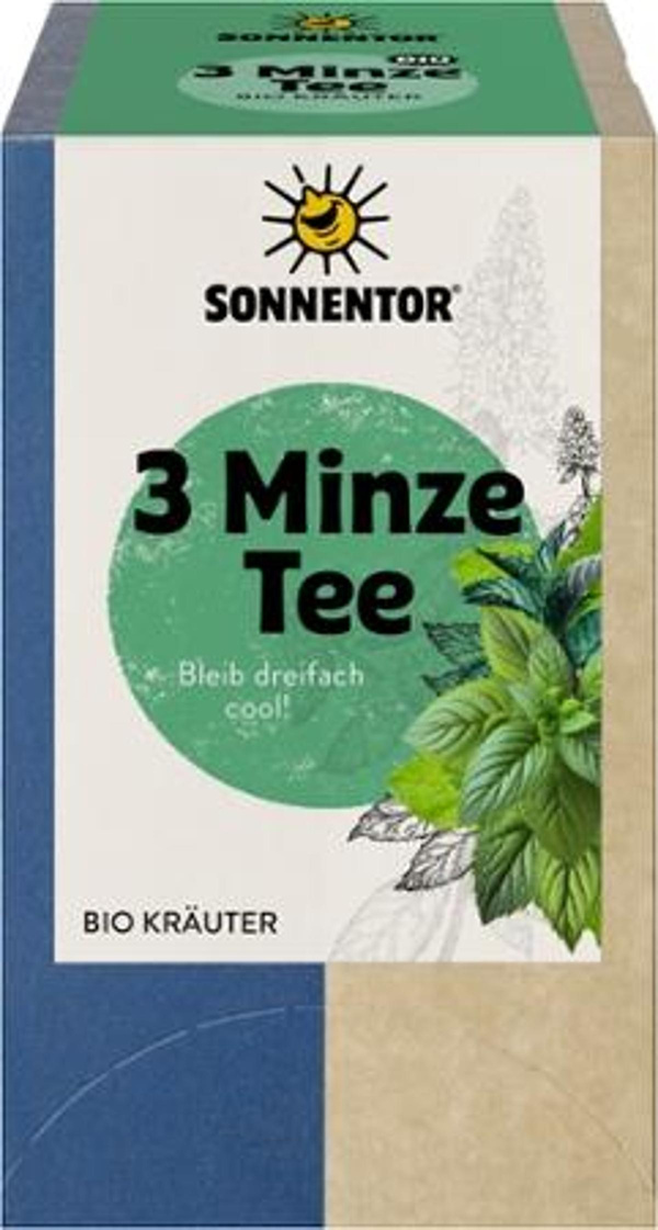 Produktfoto zu 3 Minze Tee