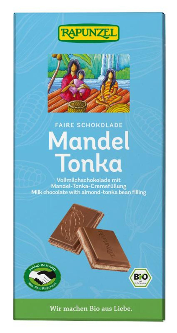 Produktfoto zu Vollmilchschokolade Mandel-Tonka