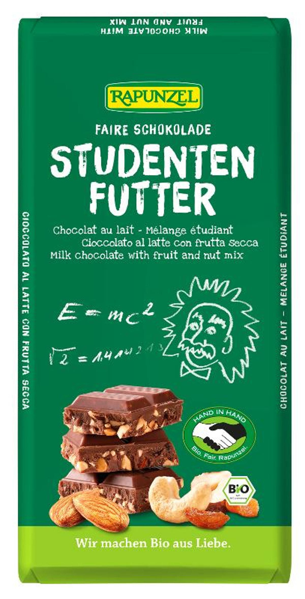 Produktfoto zu Vollmilchschokolade "Studentenfutter"