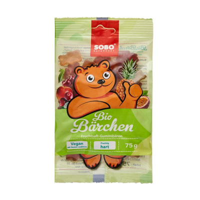 Produktfoto zu Bärchen vegan, ohne Gelatine