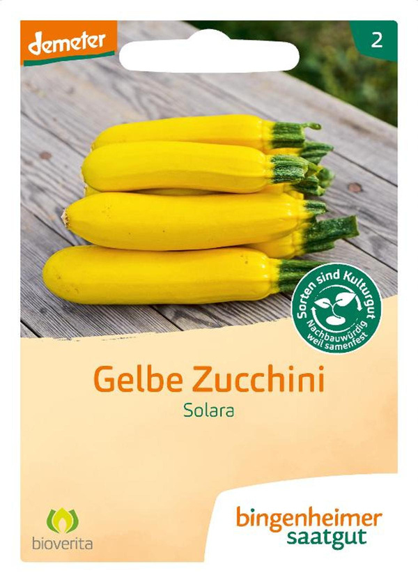 Produktfoto zu Gelbe Zucchini Solara – Saatgut
