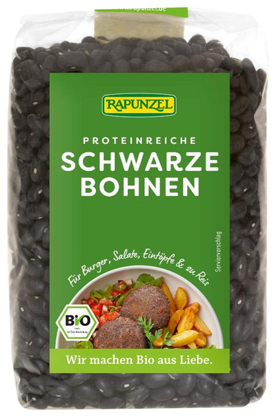 Produktfoto zu Bohnen schwarz Tüte