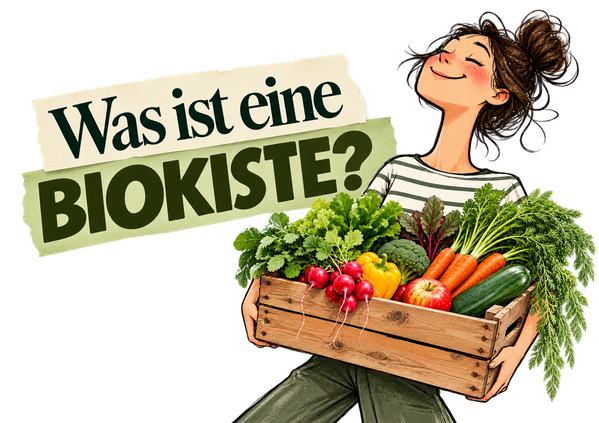 Biokiste mit frischem Bio-Obst und Bio-Gemüse – Lieferung direkt bis vor die Haustür.