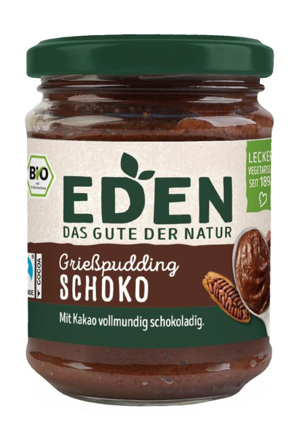 Produktfoto zu Grießpudding im Glas mit Kakao, schokoladig
