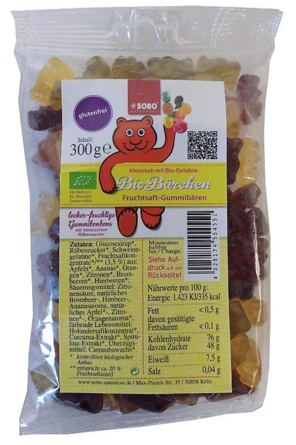 Produktfoto zu Bärchen mit Gelatine