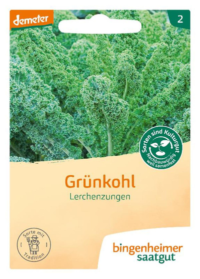 Produktfoto zu Grünkohl Lerchenzungen – Saatgut
